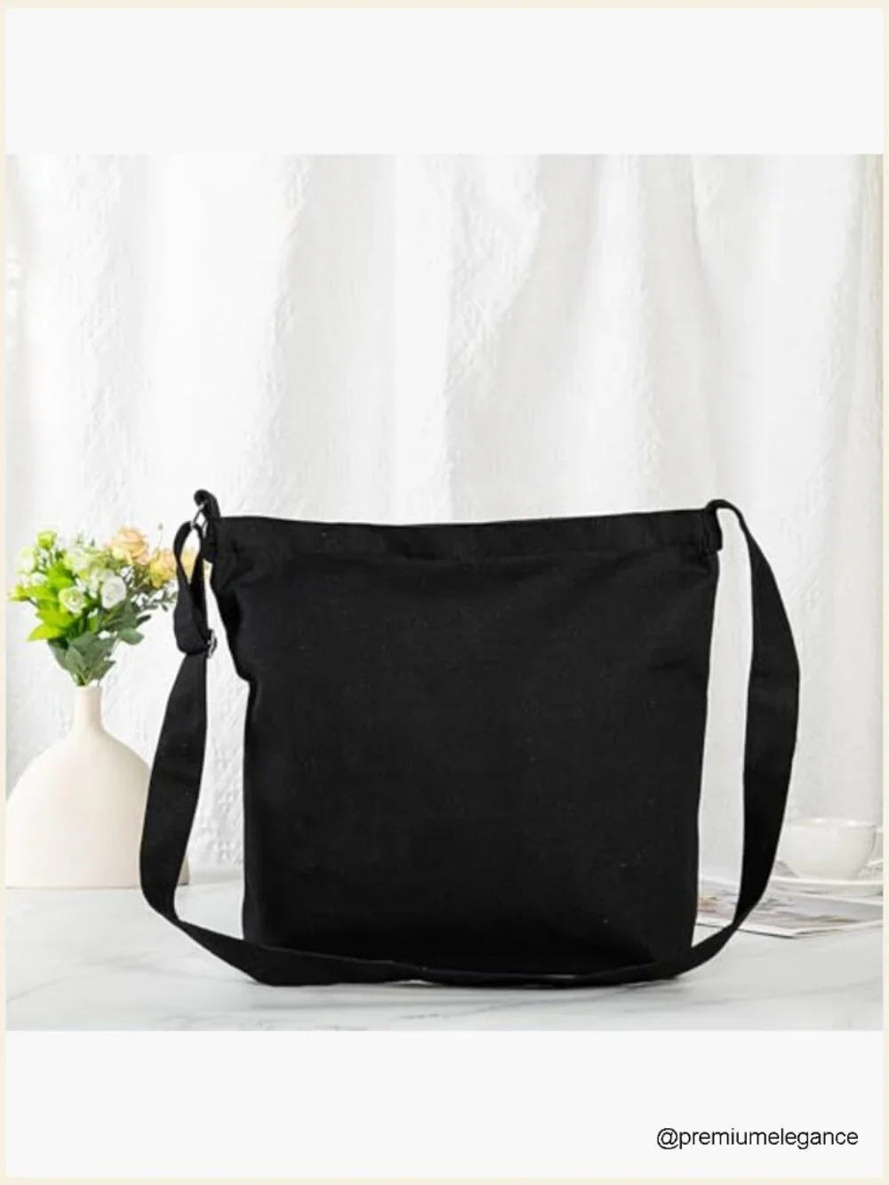 Large Canvas Hobo Shoulder Tote Bag Purse